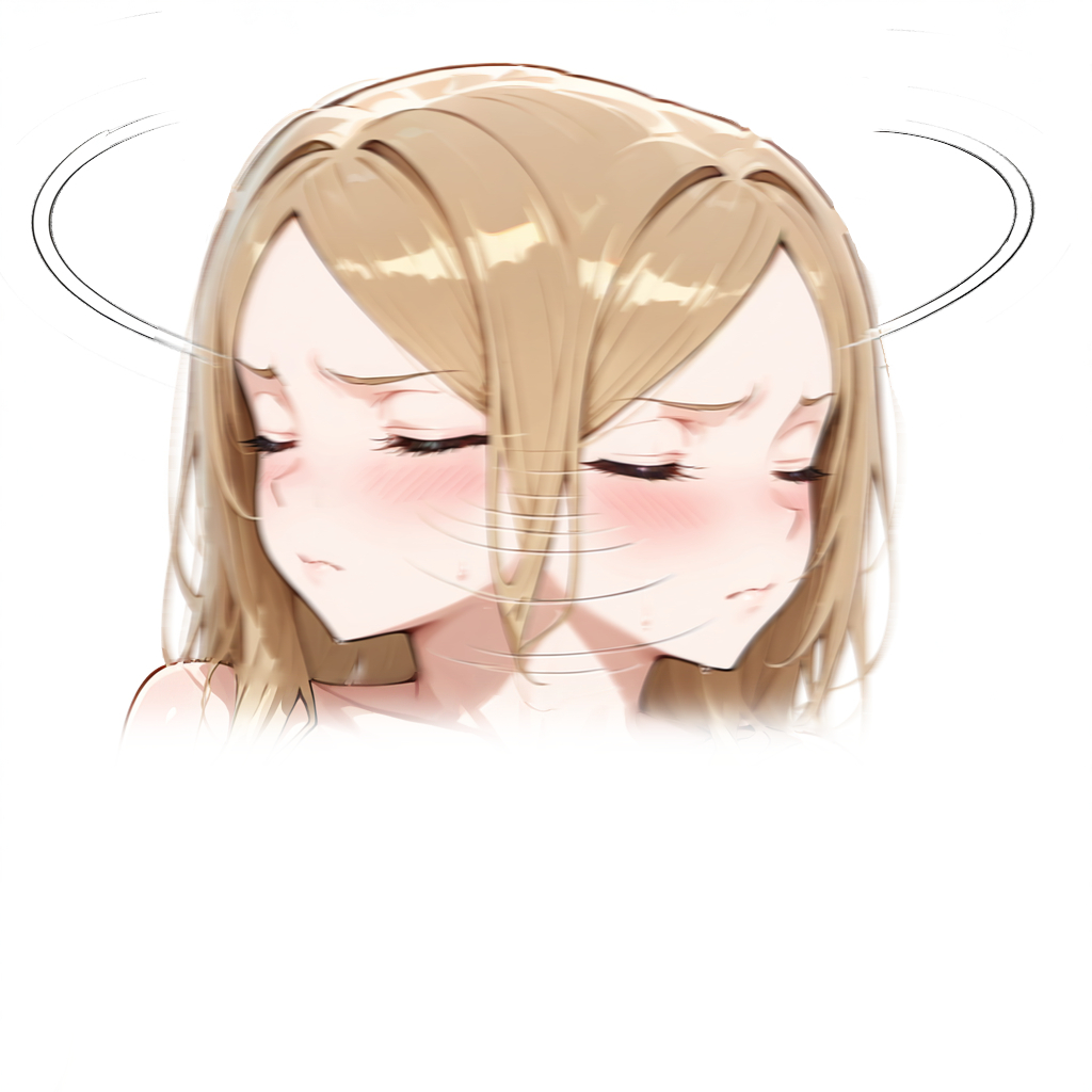 【1枚目】nanobananaで首を振る画像をお願いすると、ケルベロスになるのはなぁぜなぁぜ?(古)

【2枚目】おいらが自作するしかねぇな!
まず横向いた画像を作って、顔をコピーして左右反転して、重なってる部分を消したりなじませたりラジバンダリ(古)
動き線をつけて、顔に軽く移動ぼかしかけてみた 