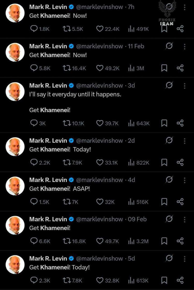 ahampay's tweet image. این مرد که هرروز خواسته ما را فریاد میزنه تگش کنید و یه بوس بهش بدید. @marklevinshow