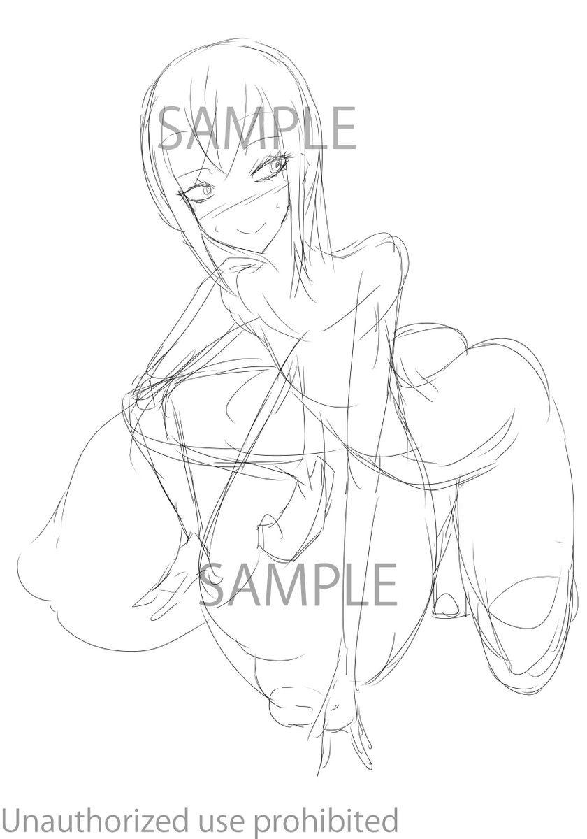 尻を線画の時に弄った…足全体に影響出るそこを見過ごしたままそのまま線画に入ったからおかしなことになった 