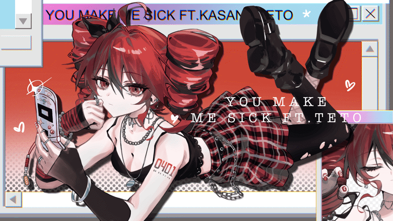 🙀

<a href="/Tiffy_owoo/">Tiffy ✧˖° | VGEN CMS CLOSED</a>'s amazing Teto illustrations for You Make Me Sick are now available on Ko-Fi! ❤️

ko-fi.com/s/365da77b3c