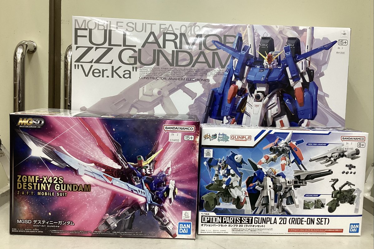プラモデル 2月21日(土)発売‼️ ⭐️ MG フルアーマーZZガンダム
