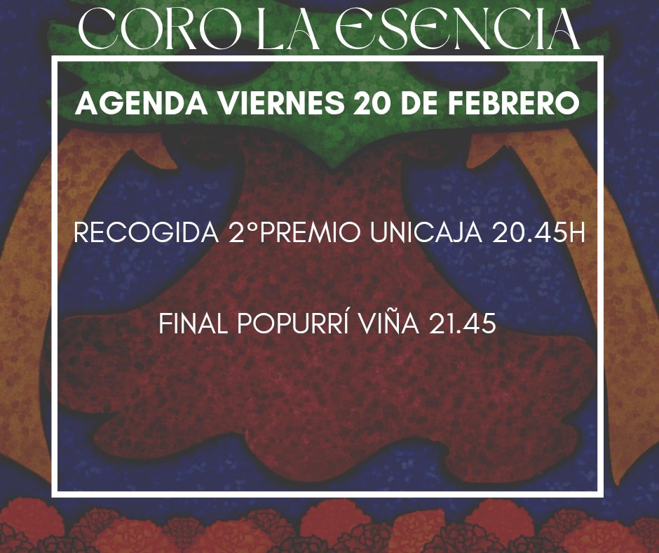 Coro de JM Pedrosa y David Fdez. tweet media