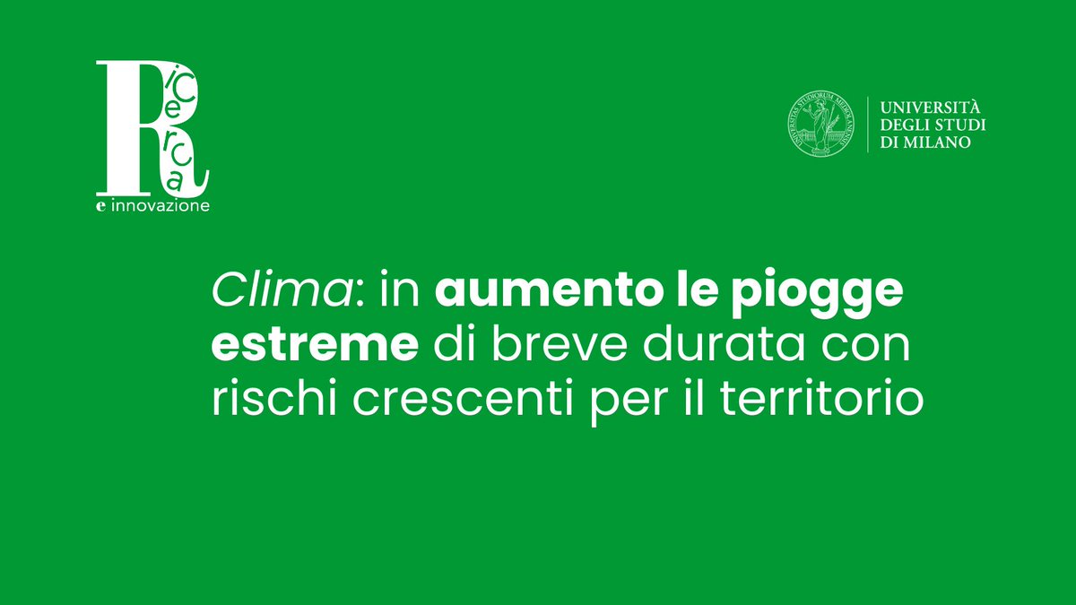 Università degli Studi di Milano tweet media