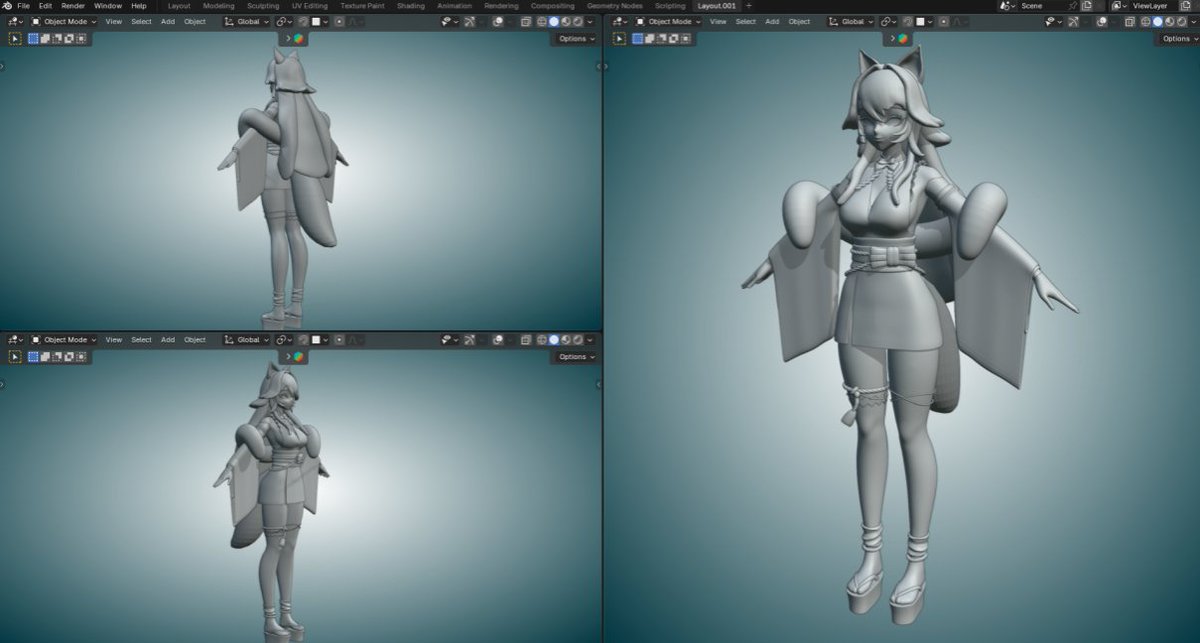 Rough Update work for the raffle winner <a href="/AkumaMikoVT/">Akuma Miko |🩵🌸🐾| 🔜 MIKU EXPO 2026</a>  🪨✨

#artmoots #smallartists