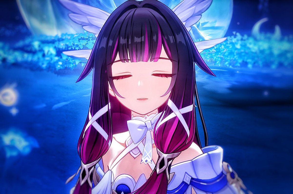 アイマスクなしかわいいすぎる💗🪽 ̖́- #原神写真部 #コロンビーナ