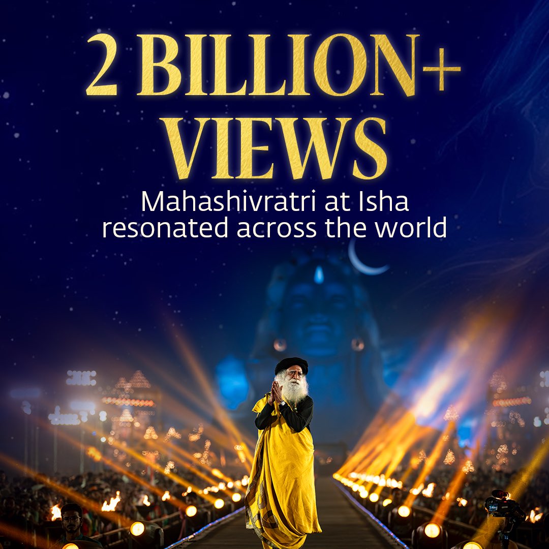 Isha Foundation tweet media