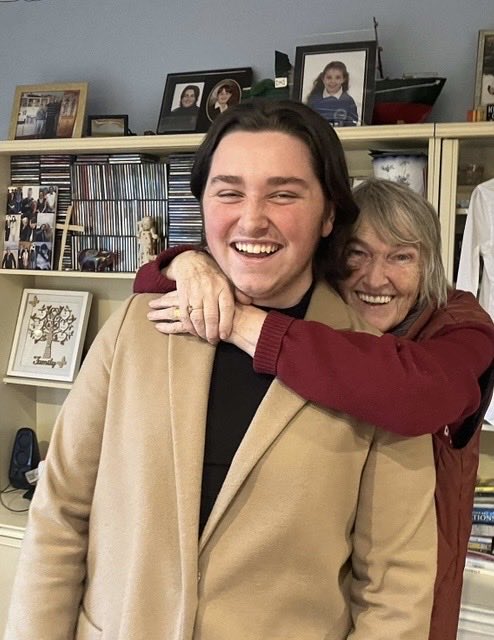 I had to look up the word, it is a delicious word to use . I chose a photo of Jack celebrating his birthday with Granny Hannah 🥰#Donegal