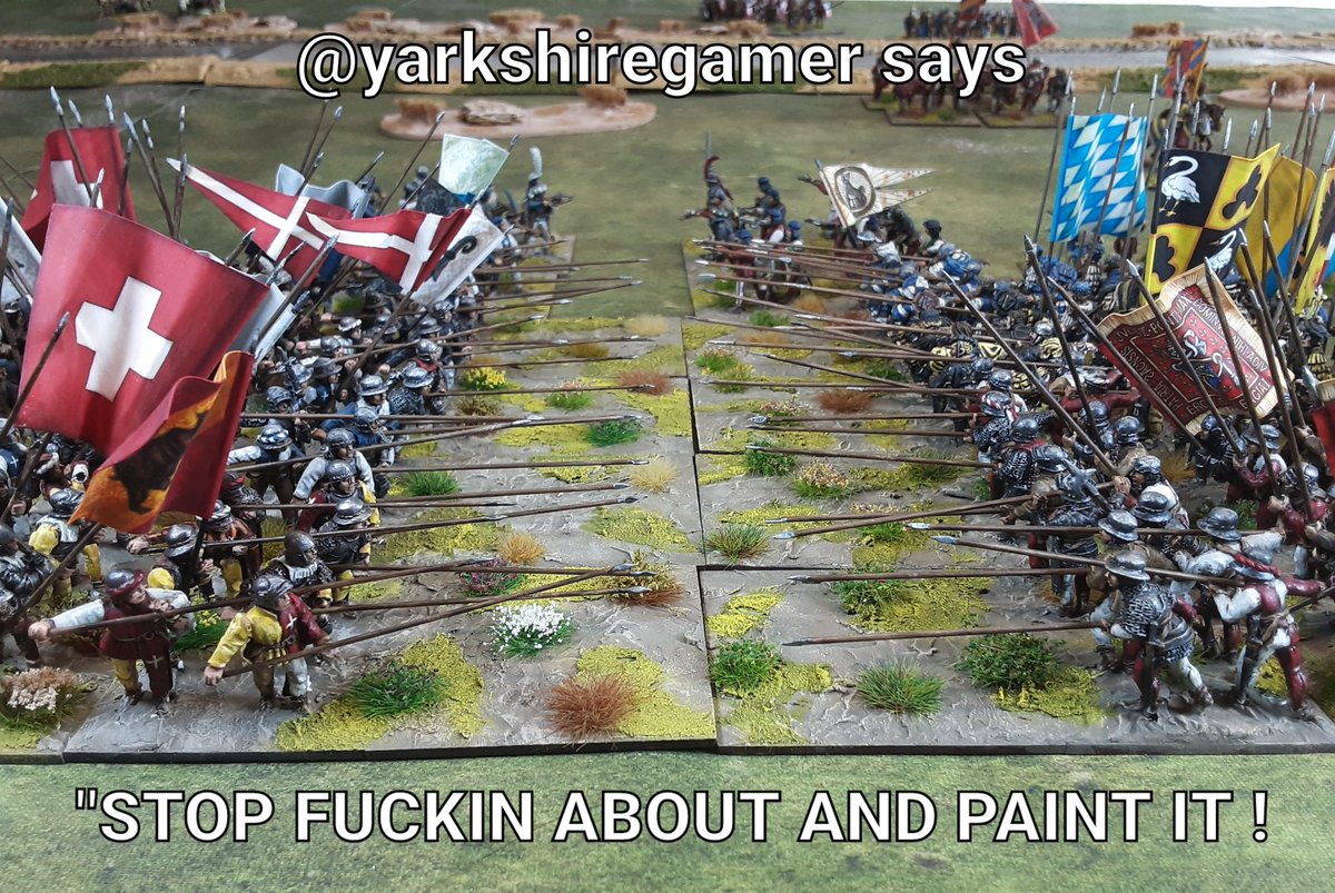 yarkshiregamer's tweet image. This came up in a conversation yesterday, always worth reminding folk of one of the more famous Yarkshire Gamer Podcast sayings

#tabletopgames #wargaming #hobby #painting