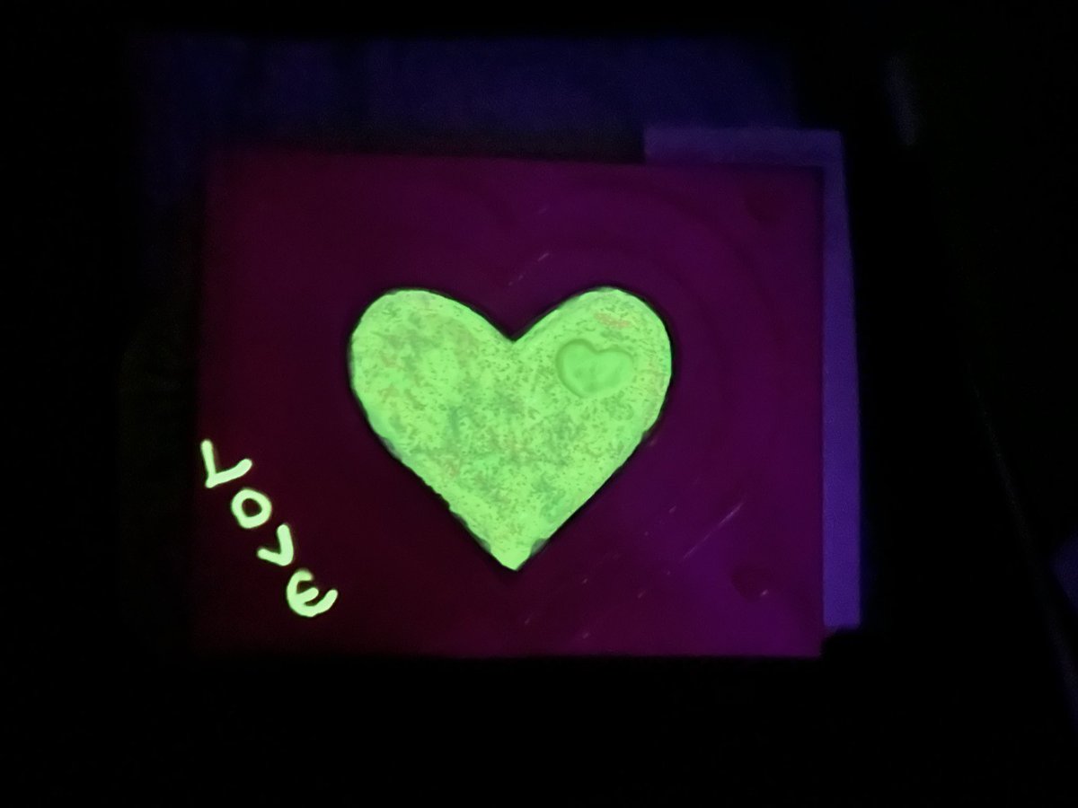 Pretty much at 5AM I check out how good my glow in the dark paints work 🤩

Making useless art is super healing I just wish I had skills to make each creation as beautiful as I imagine they’ll be 🤭

If more people expressed their emotions with a creative outlet what a wonderful