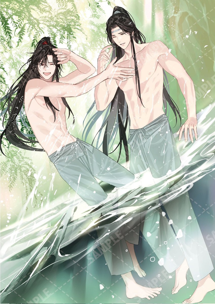 wangxiangallery's tweet photo. NEW WANGXIAN ILLUSTRATION!! 💚💚 https://t.co/zuhVkK2tvC