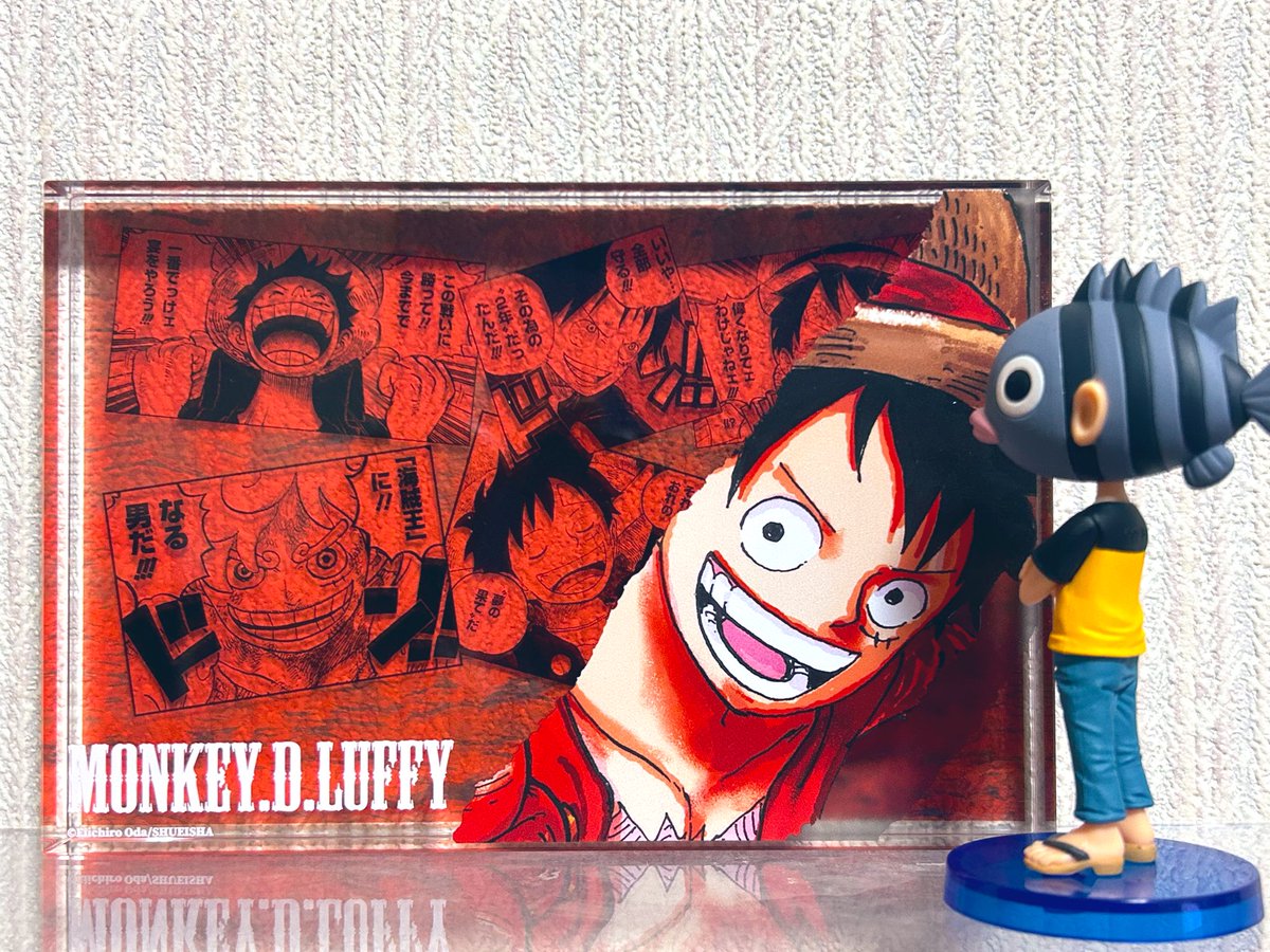 ワーコレ ディスプレイのアクセント ー 『ONE PIECE』アクリルブロック