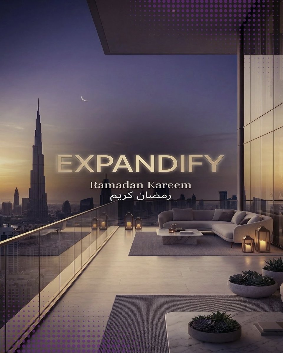 expandify_ae «Ramadan is a season of stillness and a season of vision. 
At Expandify, we believe that true prosperity begins with a clear perspective and a trusted partner. 
As you reflect on your future and your next big investment from Dubai to Europe, we are here to turn that