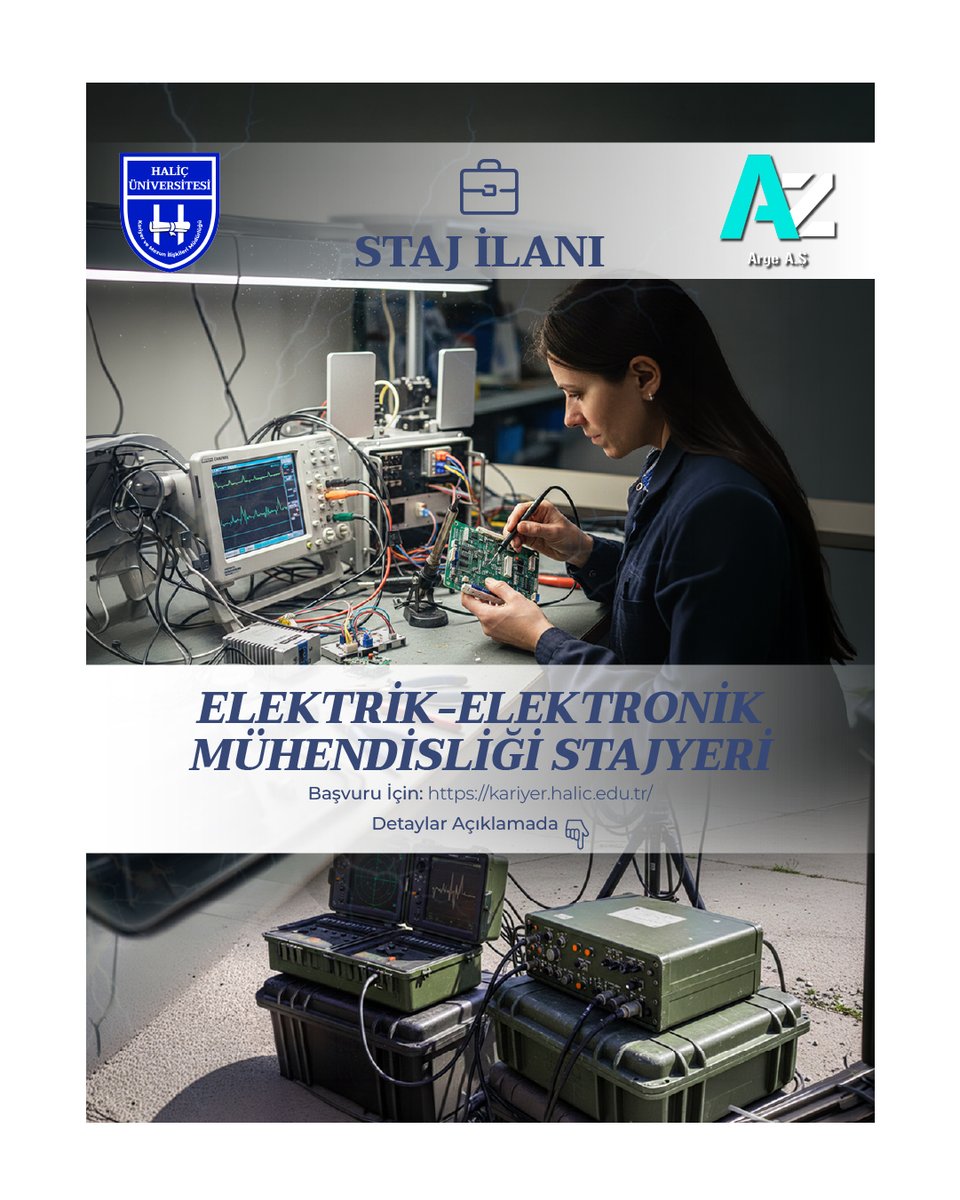 Elektrik-Elektronik Mühendisliği Staj İlanı 

Savunma sanayi alanında faaliyet gösteren AZ Ar-Ge, Elektrik-Elektronik Mühendisliği bölümünde öğrenim gören stajyer adayı aramaktadır.

📧Başvuru için: kariyer.halic.edu.tr adresinde özgeçmiş oluşturabilirsiniz.