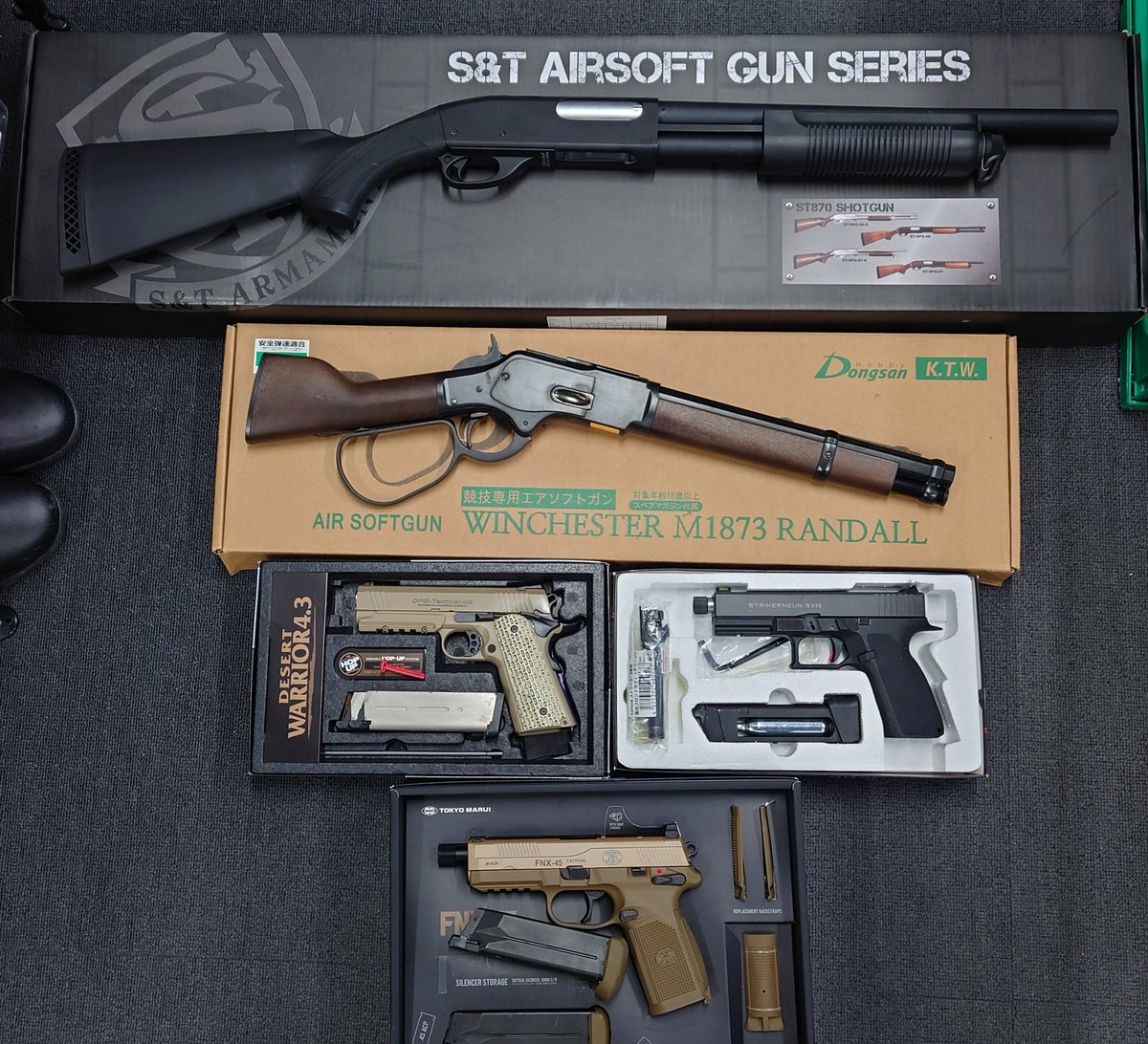 入荷情報 買取情報】 ❄️S&T レミントンM870 エアコキ ❄️K.T.W.