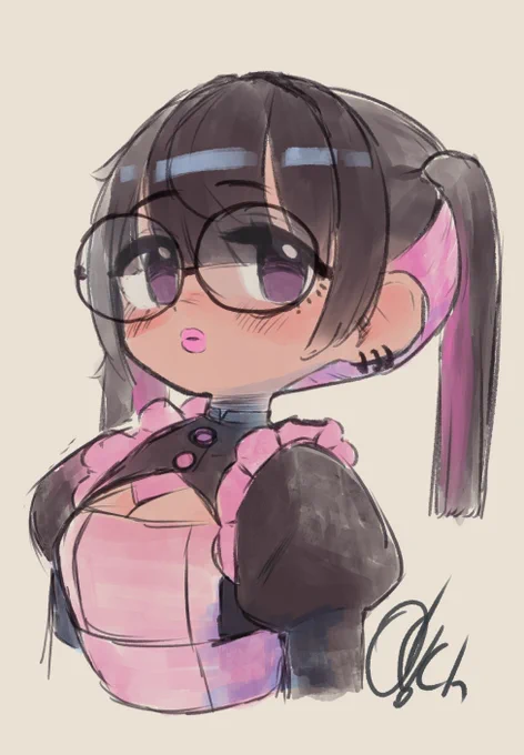 old doodle of random unnamed oc