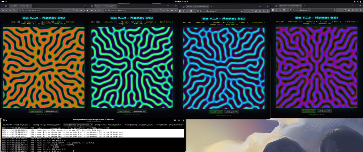I dunno about heavy, but beta is pretty good. It helped me realize this idea. A self-healing, self-improving, self-testing game of life. And it lives in the network.

Like?