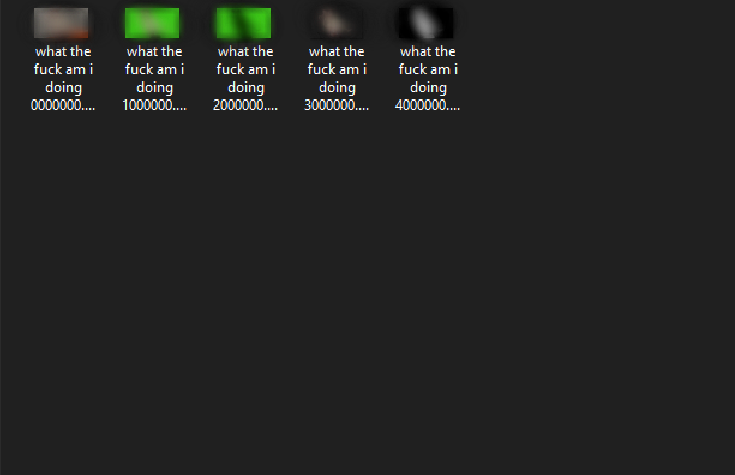 A clue about the render I'm working rn: it's something that should never have existed.

It's been in my folder of renders labeled “Nonsense I'll never publish” for 3 years, and it only exists because I was REALLY bored at the time.

And as the file name suggests...👀