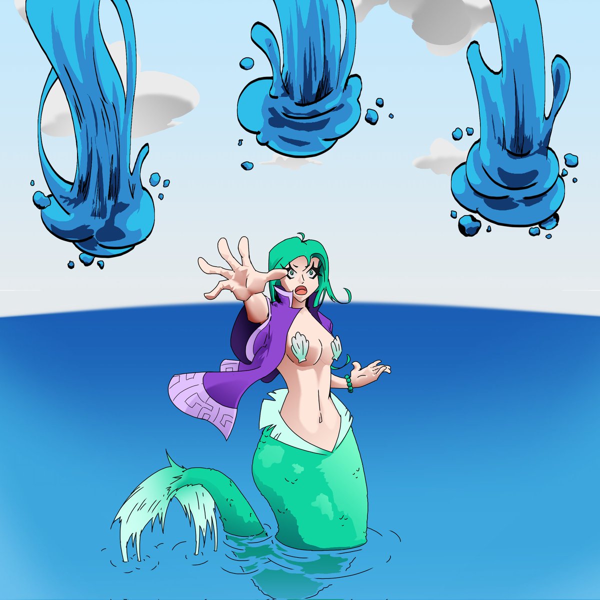 I drew mermaids 👀