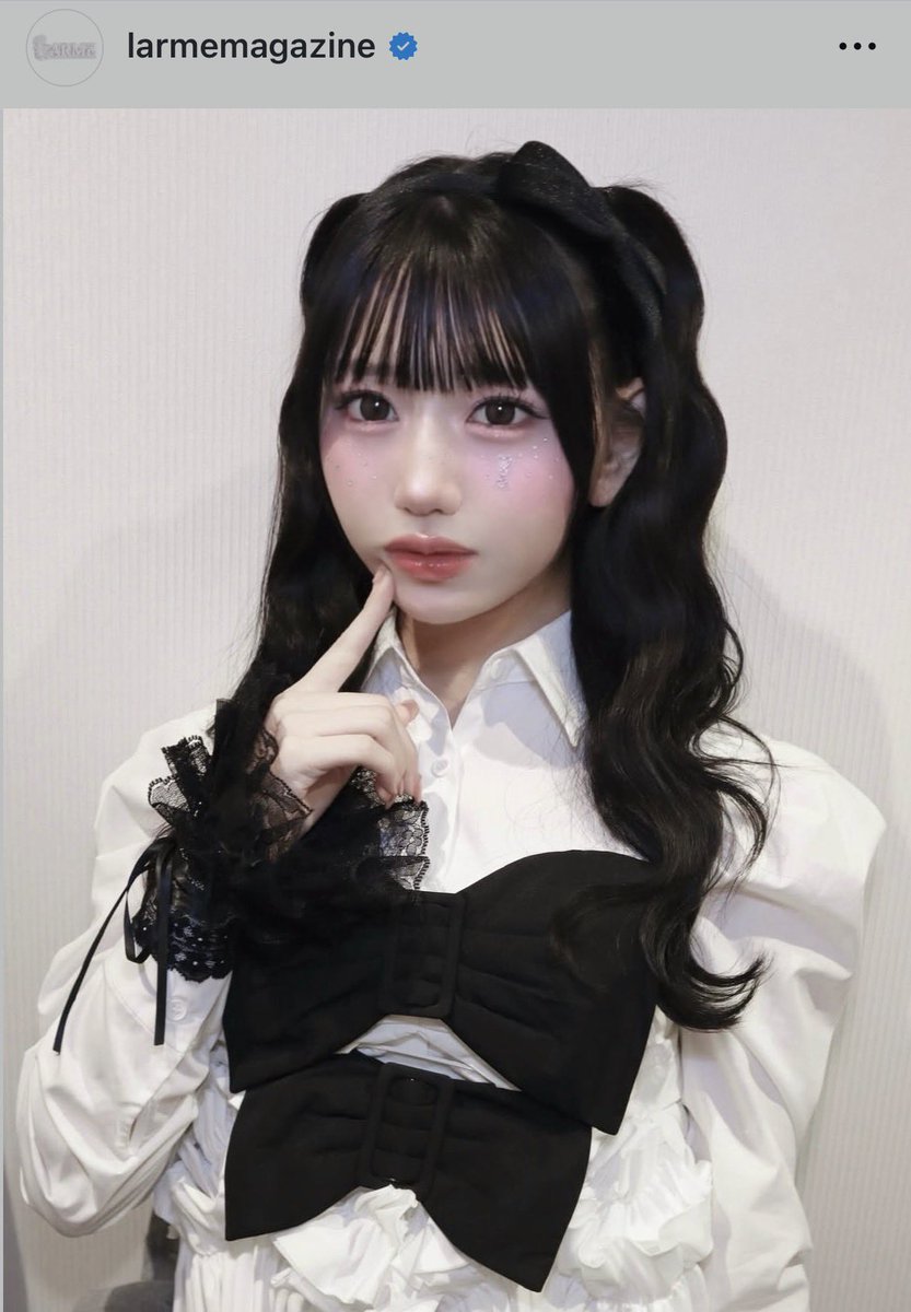 まゆみちゃん❤️ インスタのほうのLARMEのチェキが当たりました