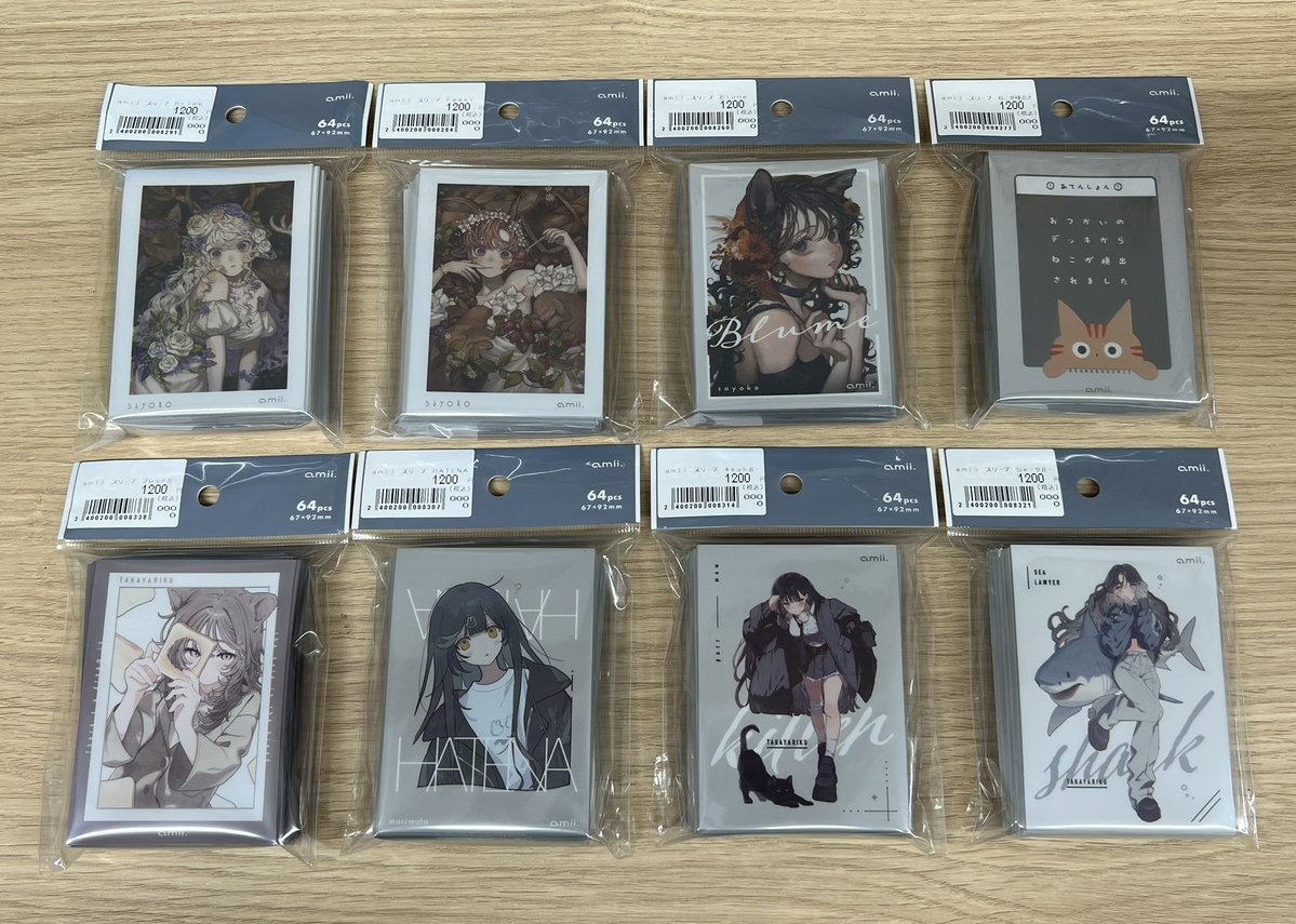 amii amii.(@amii_tcg )様のスリーブが入荷いたしました‼️ 明日朝9時