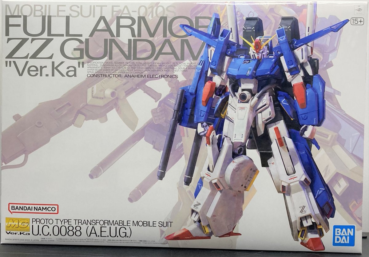 🤖ホビー入荷情報①🤖 ＼📢本日発売新商品‼／ 『機動戦士ガンダムZZ