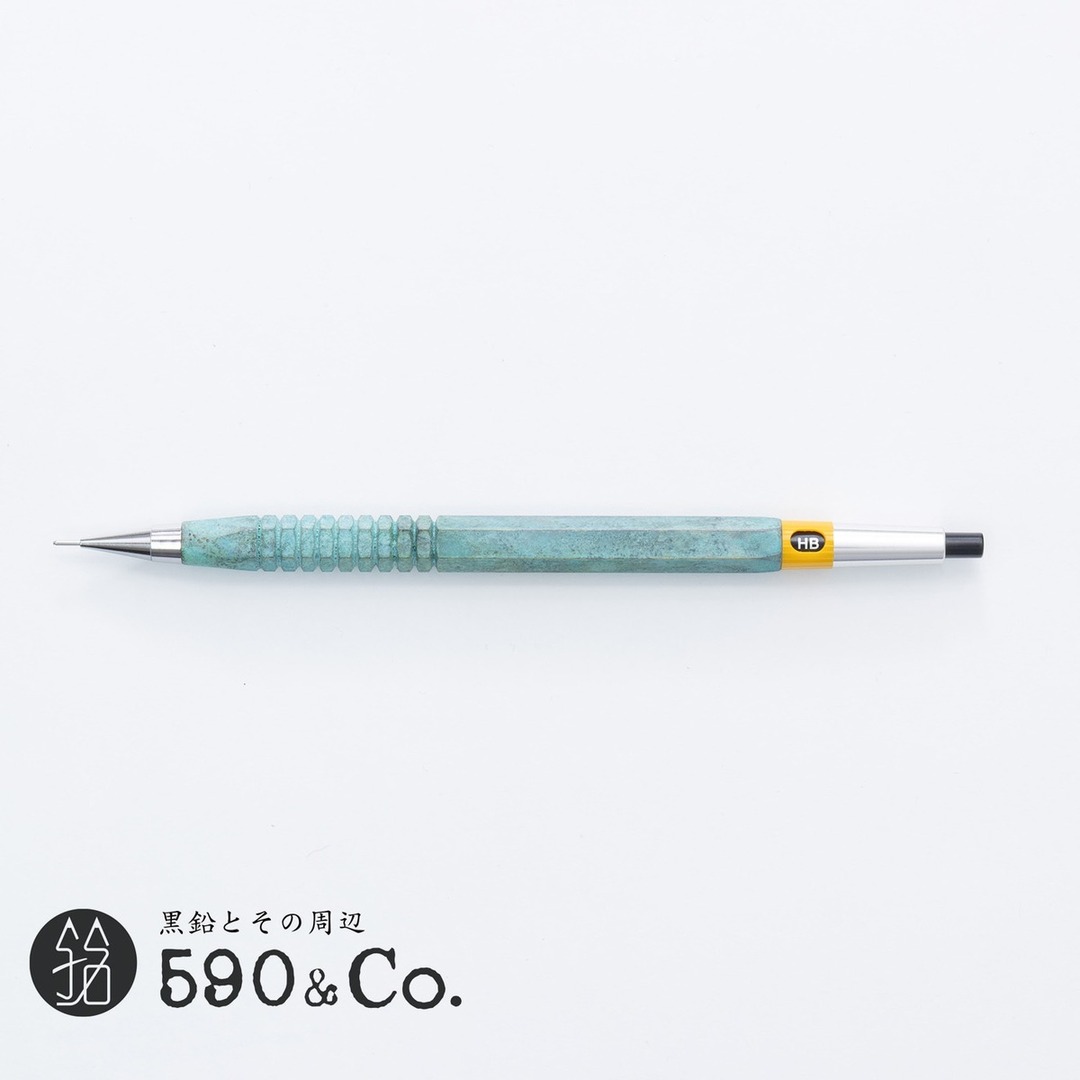 廣瀬鐵筆堂】カスタムPG5 (真鍮六角/焼き青銅) をウェブサイトに掲載