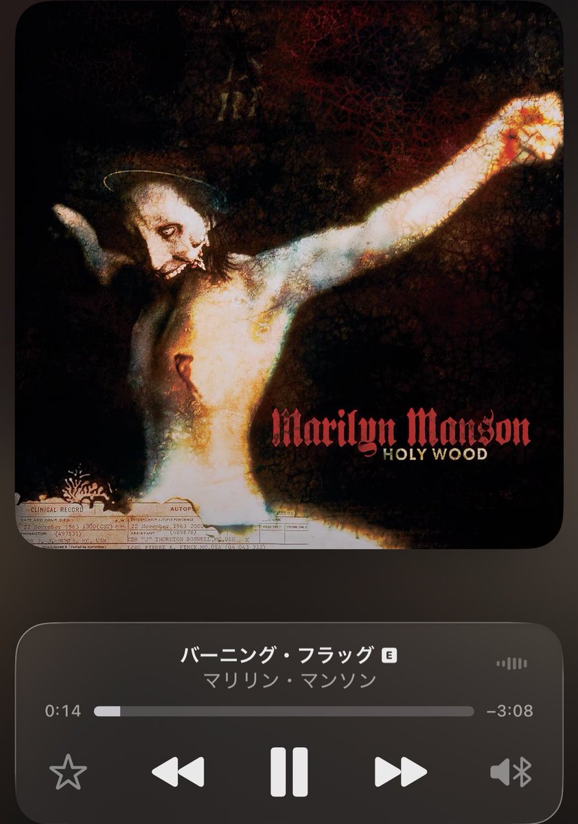 slipknotとMarilyn Mansonしか勝たん
仕事が捗る