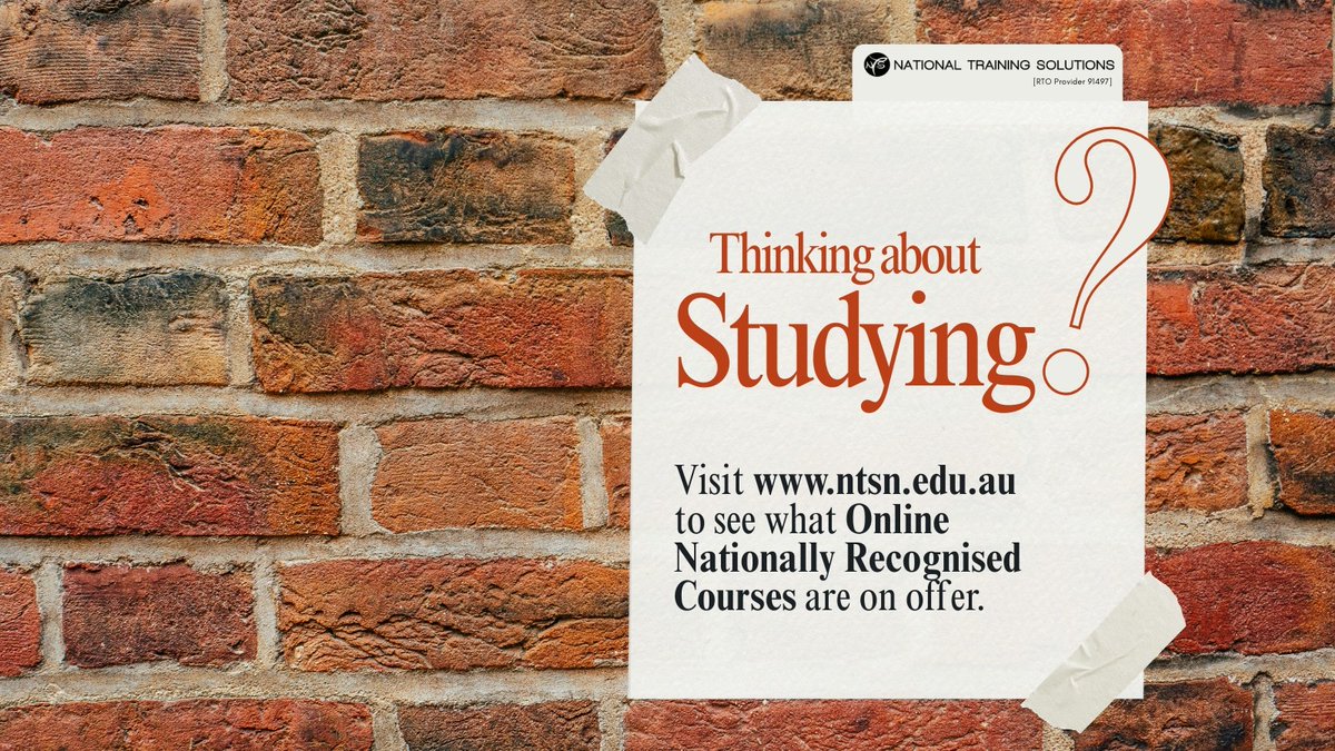 ntstraining's tweet photo. Curious about what course you should study?  Chat with a Trainer today!  Visit https://t.co/vMHgiEFv9r or reach out to us at 1300 161 844.  #albury #onlinecourses #NSW #accreditedtraining https://t.co/Fd6UaHuvlD
