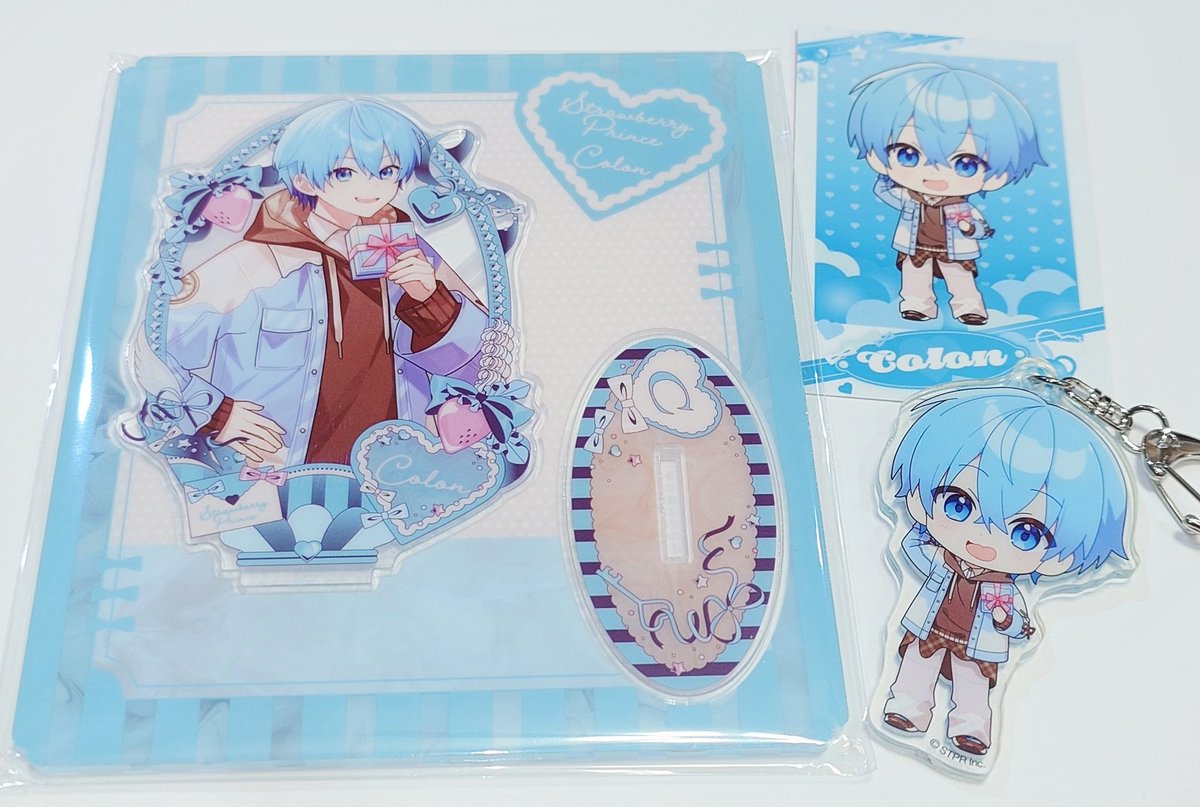 バレンタイングッズ無事お迎えできました🩵🍫 とっても可愛くて嬉しい