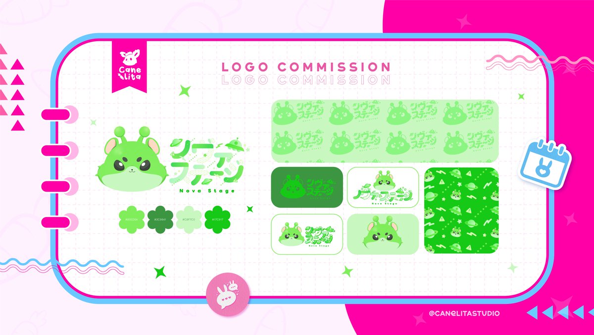 Trabajito para <a href="/NovaStage404/">NovaStage</a>  ✨
Muchas gracias por solicitar una comisión, les deseo lo mejor en todos sus proyectos 💛 Feli feli feli :3

#Logo #Canelitastudio #Vtubers #Commission