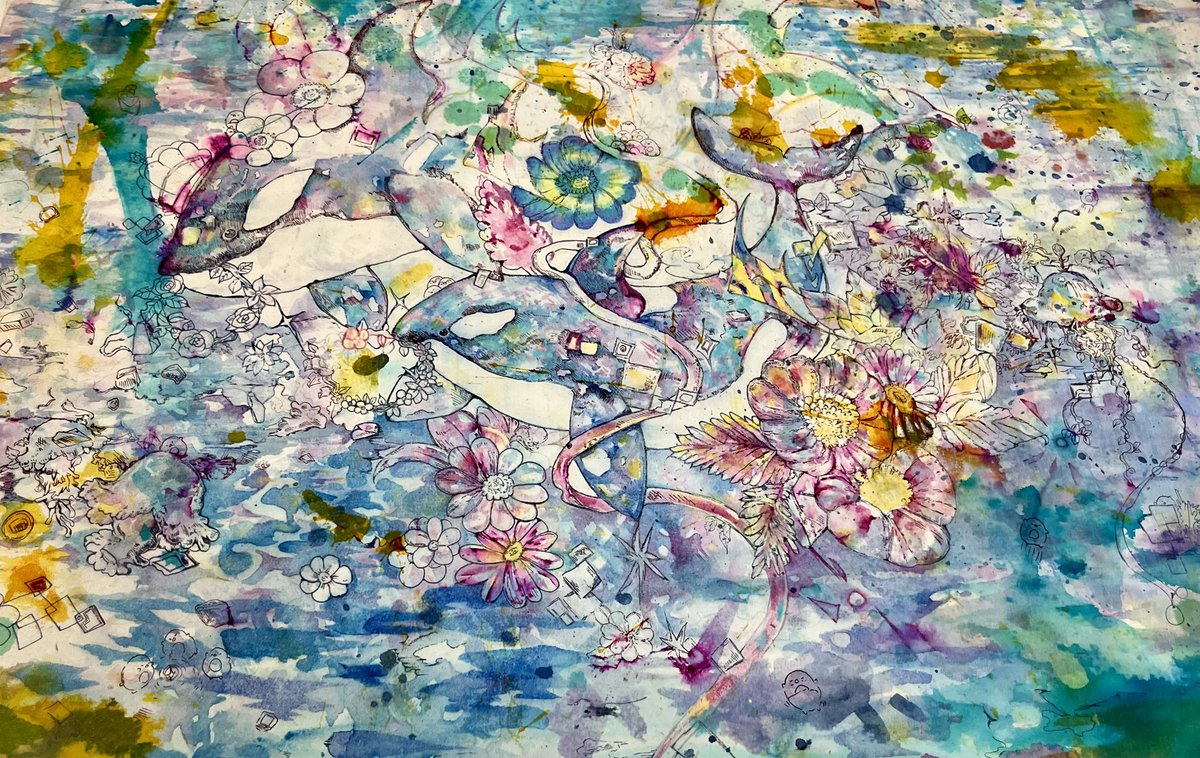 わたしの幻想シリーズ制作中です。 この世界、 ちゃんと完成させたい