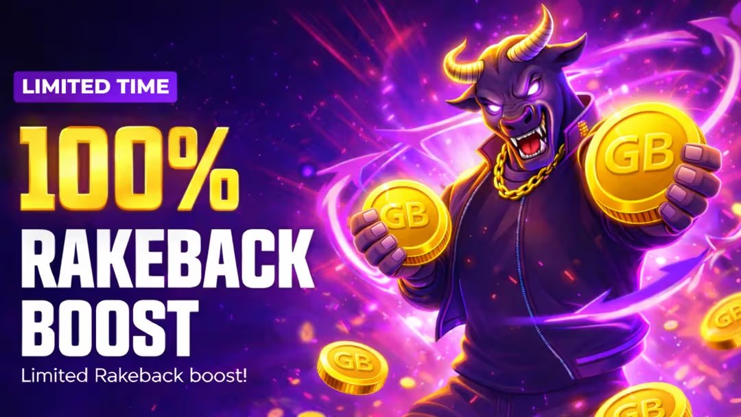 100% rakeback boost is live for all players this weekend on Gambulls

You won't get better rewards anywhere else this weekend!