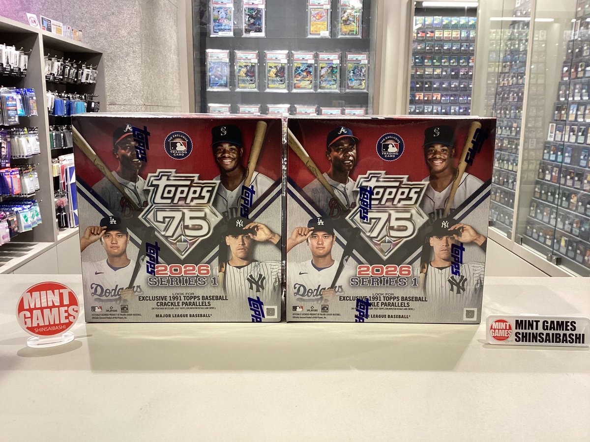 スポーツカード 販売情報】 ⚾ MLB 2026 TOPPS SERIES 1 BASEBALL MEGA