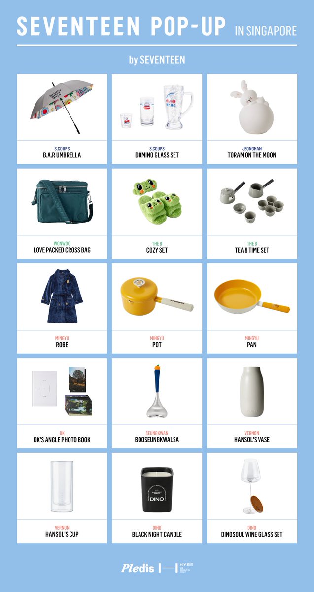 KPOPMERCH_POPUP's tweet image. SEVENTEEN GLOBAL POP-UP in SINGAPORE

📢 MERCH LIST

📅2026.02.27 (FRI) – 2026.03.15 (SUN)
⏰10:00 – 22:00 (SGT)
📍LEVEL 2, BUGIS+

*[NEW_] items will go on sale starting March 8th.

#세븐틴 #SEVENTEEN 
#SEVENTEEN #SEVENTEEN_GLOBAL_POP_UP