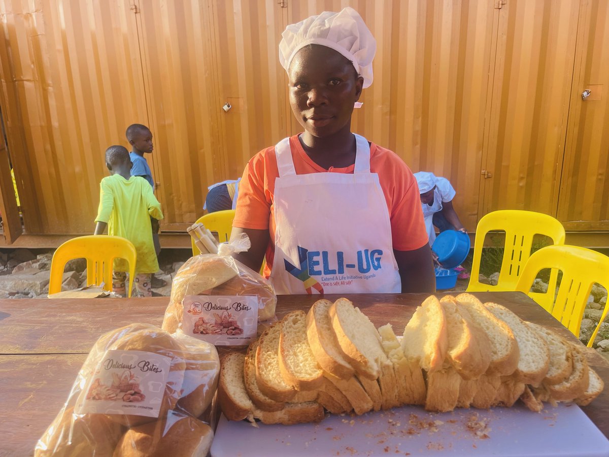 extend_uganda's tweet photo. To help combat #childmarriage, ELI-UG held a bakery and pastry training in Lutiisi Parish, equipping 30 child mothers and at risk young women with essential skills for #selfreliance. Heartfelt thanks to #WomenFirstInternationalFund for supporting #EconomicEmpowerment. https://t.co/6UcDIo1nUK