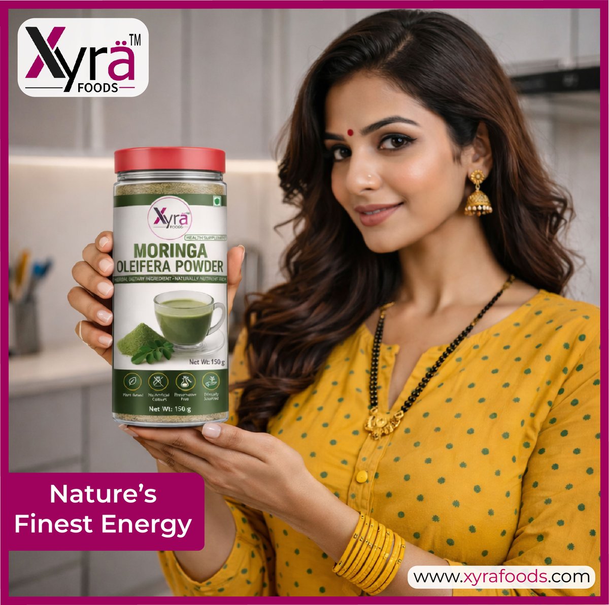 XyraFoods's tweet photo. 🔥 Boost your daily nutrition instantly!
Xyra Foods Premium Moringa Powder — pure, powerful superfood for energy, immunity &amp; overall wellness. Just one scoop a day makes the difference.
👉 Try it today: https://t.co/EBZ8phJd1N 
#XyraFoods #MoringaPowder #SuperfoodPower https://t.co/Xw2XNVnmCq