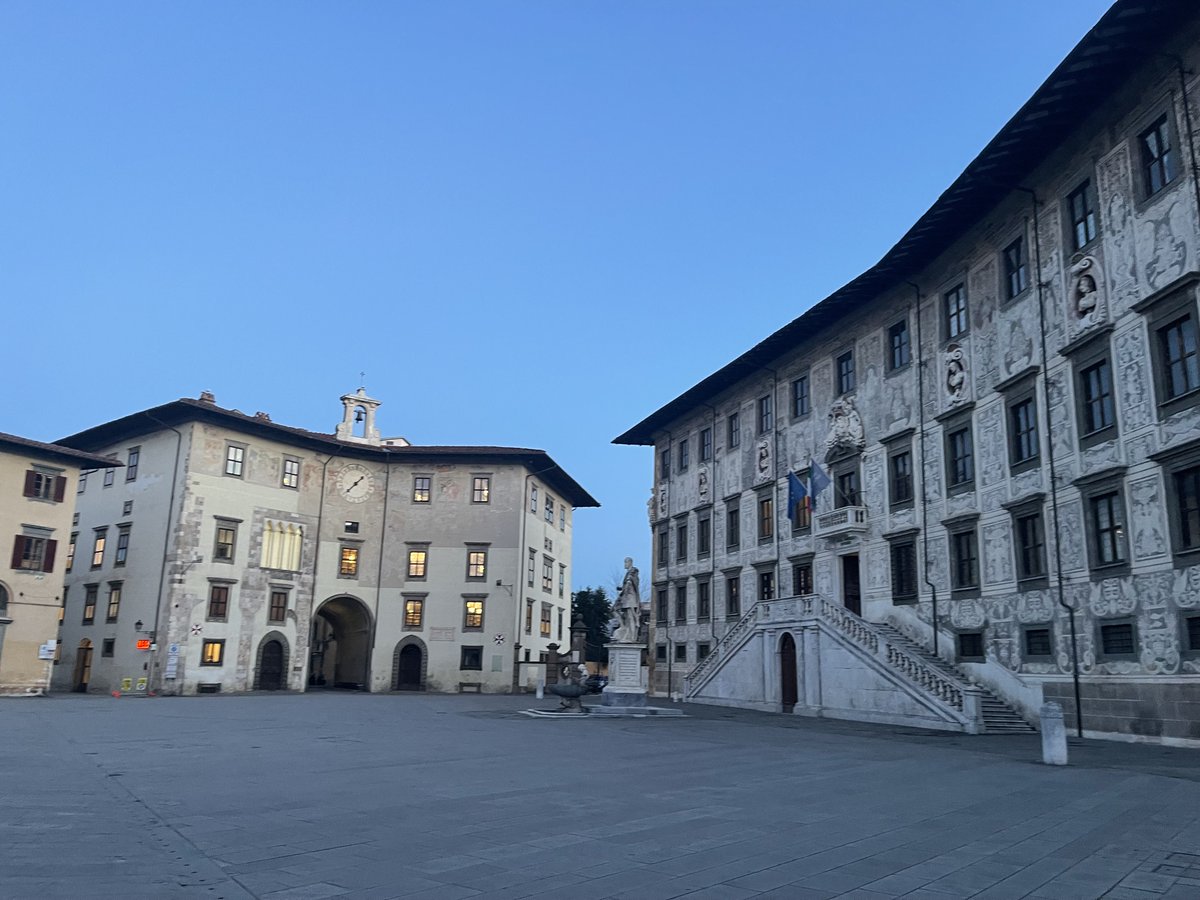 enzomazza's tweet image. ##earlyrunning Pisa