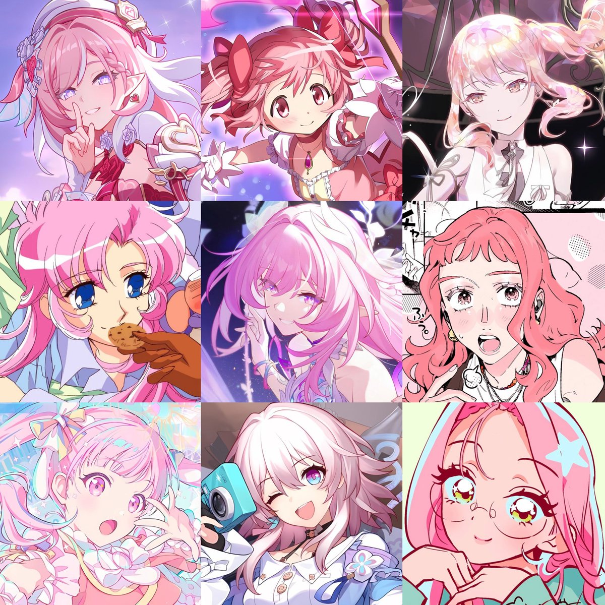 My fav pink haired girls💗💗