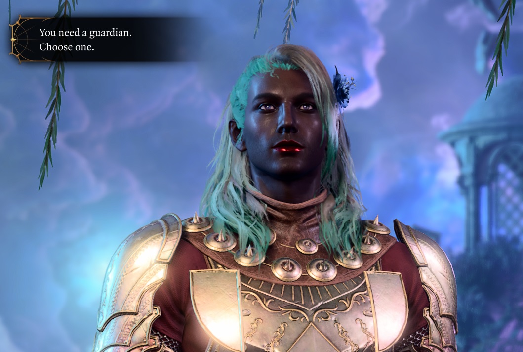 randomized my guardian for a new bg3 run, &amp; this one turned out so hot it's infuriating (considering) 😒