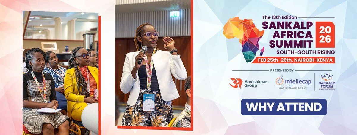 Nairobi is calling! 🇰🇪
The Sankalp Africa Summit 2026 kicks off Feb 25-26 at Sarit Expo Centre. This is the heartbeat of African innovation. 🧵👇
#SankalpAfrica2026 #SouthSouthRising