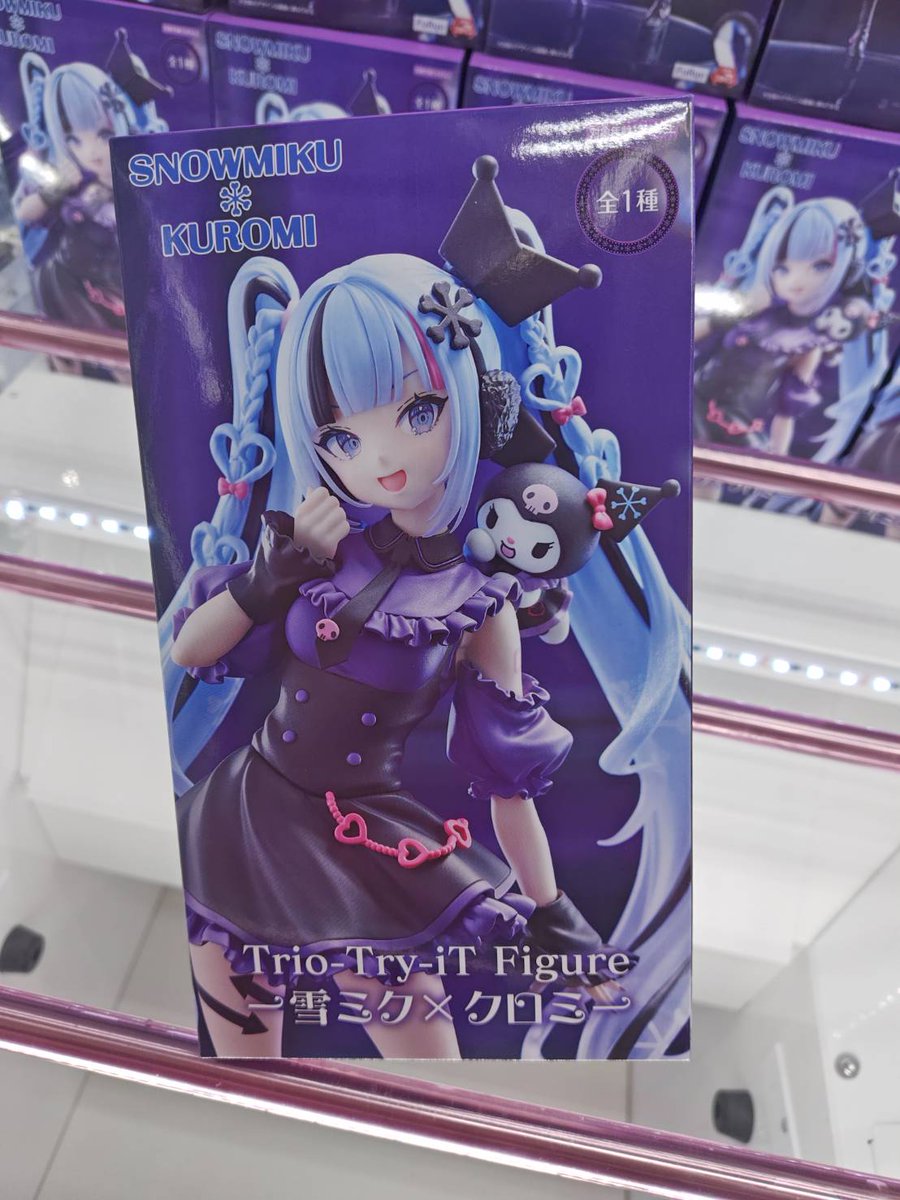 ✨投入しました✨ 『#雪ミク × #クロミ Trio-Try-iT Figureー雪ミクx