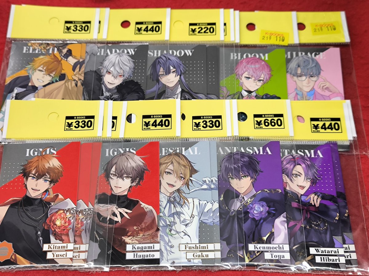 入荷情報】にじさんじ ◇共通衣装3D チェキ風カード レオス、ローレン