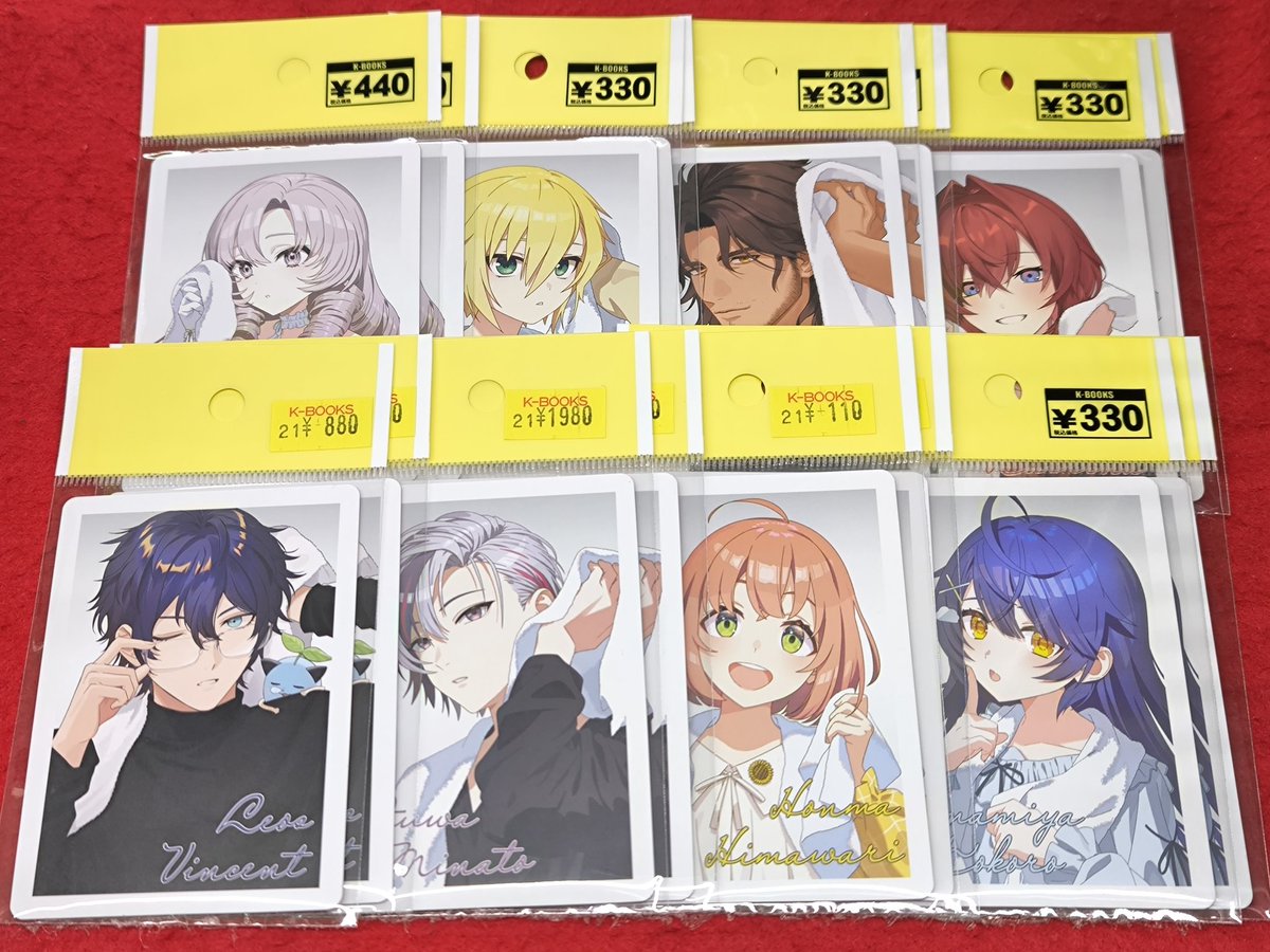 入荷情報】にじさんじ ◇共通衣装3D チェキ風カード レオス、ローレン