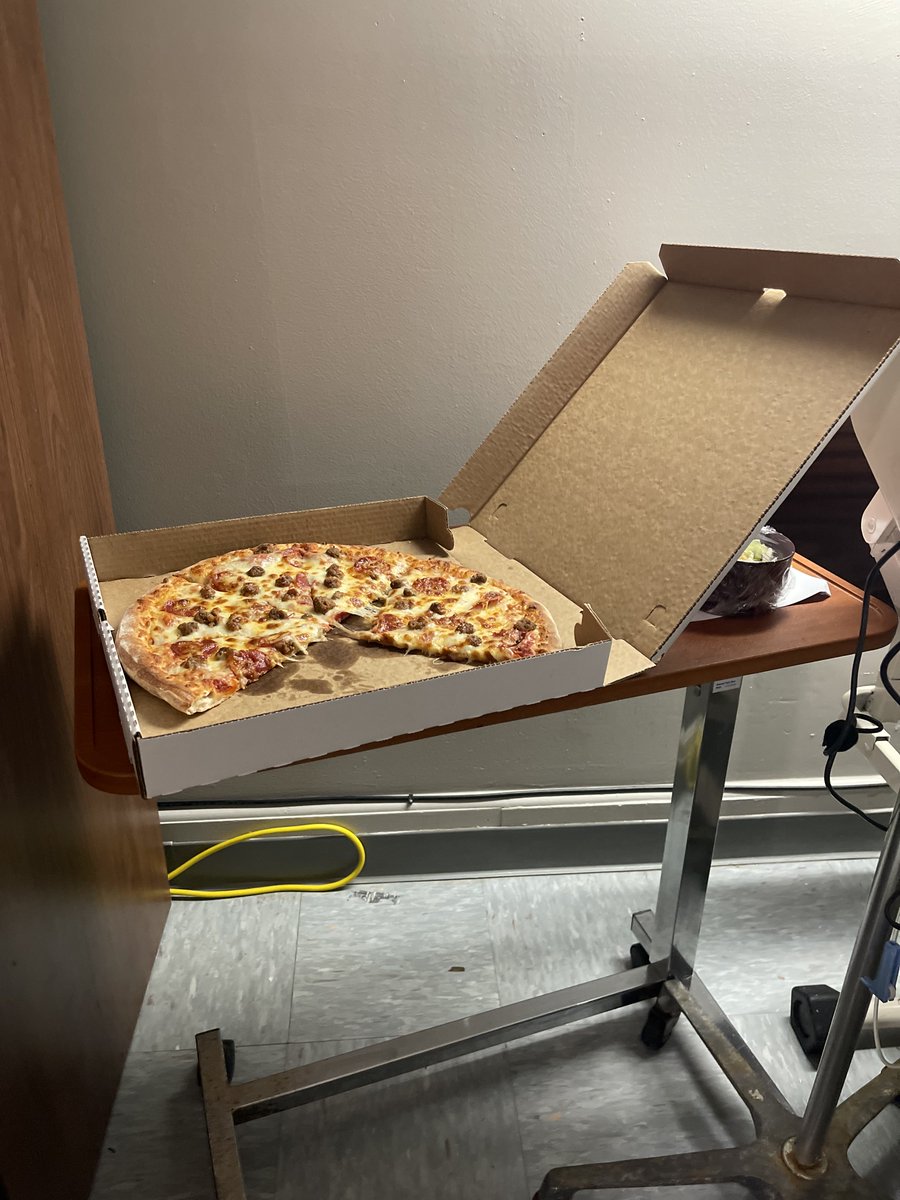 I would like to thank my son  for taking time from raising my 7 year old grandson, step granddaughter, a new Shepherd Rottweiler puppy, to send Dad, who is in prison at the old age home, a pepperoni sausage pizza.