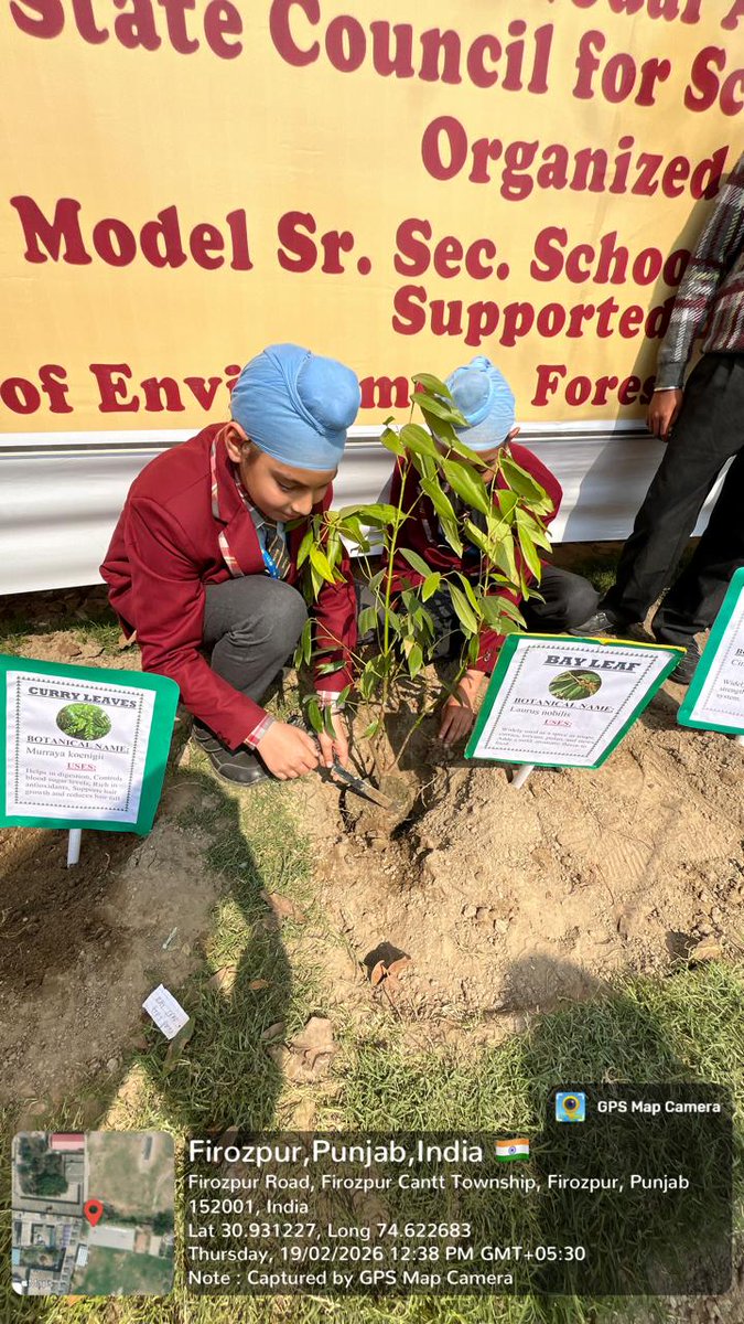 dcmcantt's tweet photo. DCMC established a Herbal Garden in alignment with the Mission LiFE theme of Healthy Lifestyles.
The ECO Club members led a plantation drive, nurturing eco-consciousness and wellness on campus

@moefcc
@PSCST_GoP
@PbGovtIndia
@PritpalPSCST
@KSBathPSCST
@susangeorgek https://t.co/k6vMwE9VZK