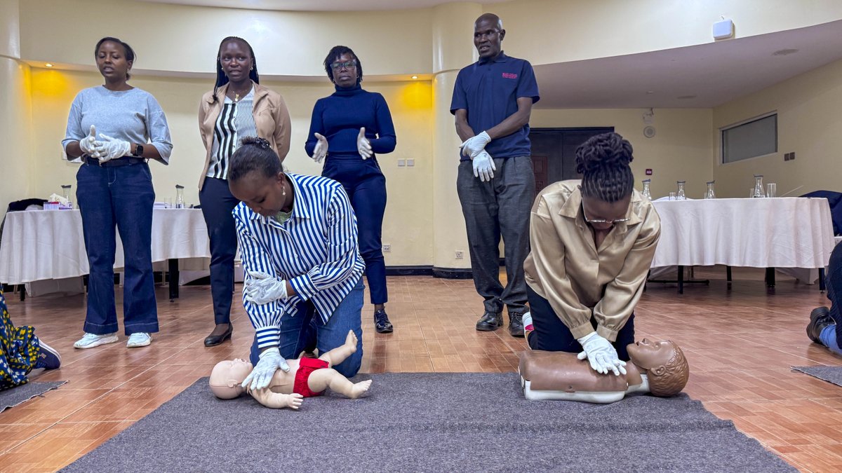 Emergencies can strike anytime. ⛑️
Through our partnership with the <a href="/KenyaRedCross/">Kenya Red Cross</a>, we’re equipping all staff with basic First Aid skills — because preparedness makes the difference when every second counts.