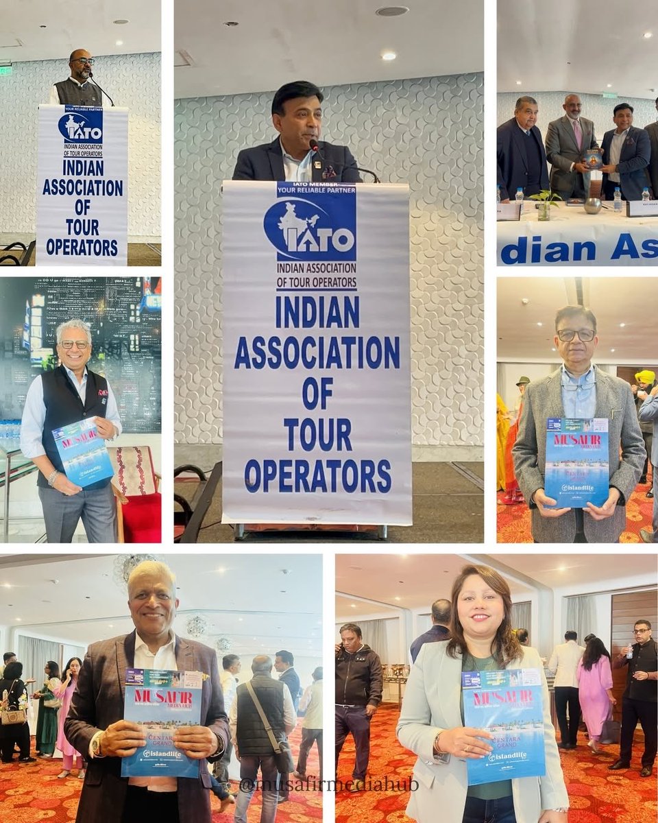iato_india's tweet photo. At the IATO Meet at The Park Hotel, President Ravi Gosain highlighted key initiatives—from AI-led skilling to policy advocacy—aimed at strengthening India’s inbound tourism ecosystem.

#IATO #InboundTourism #TravelTrade #TourismPolicy https://t.co/Gzetp2x1sL