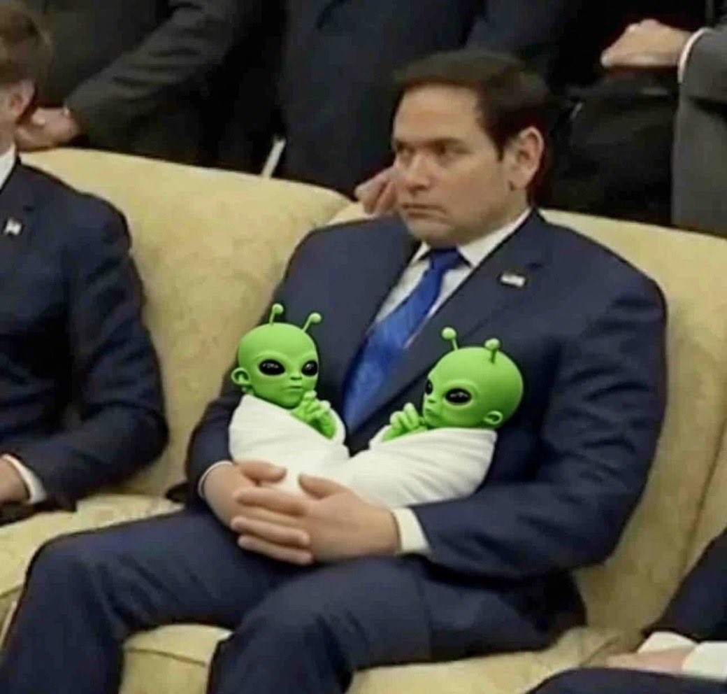 Rubio already stuck playing nanny.