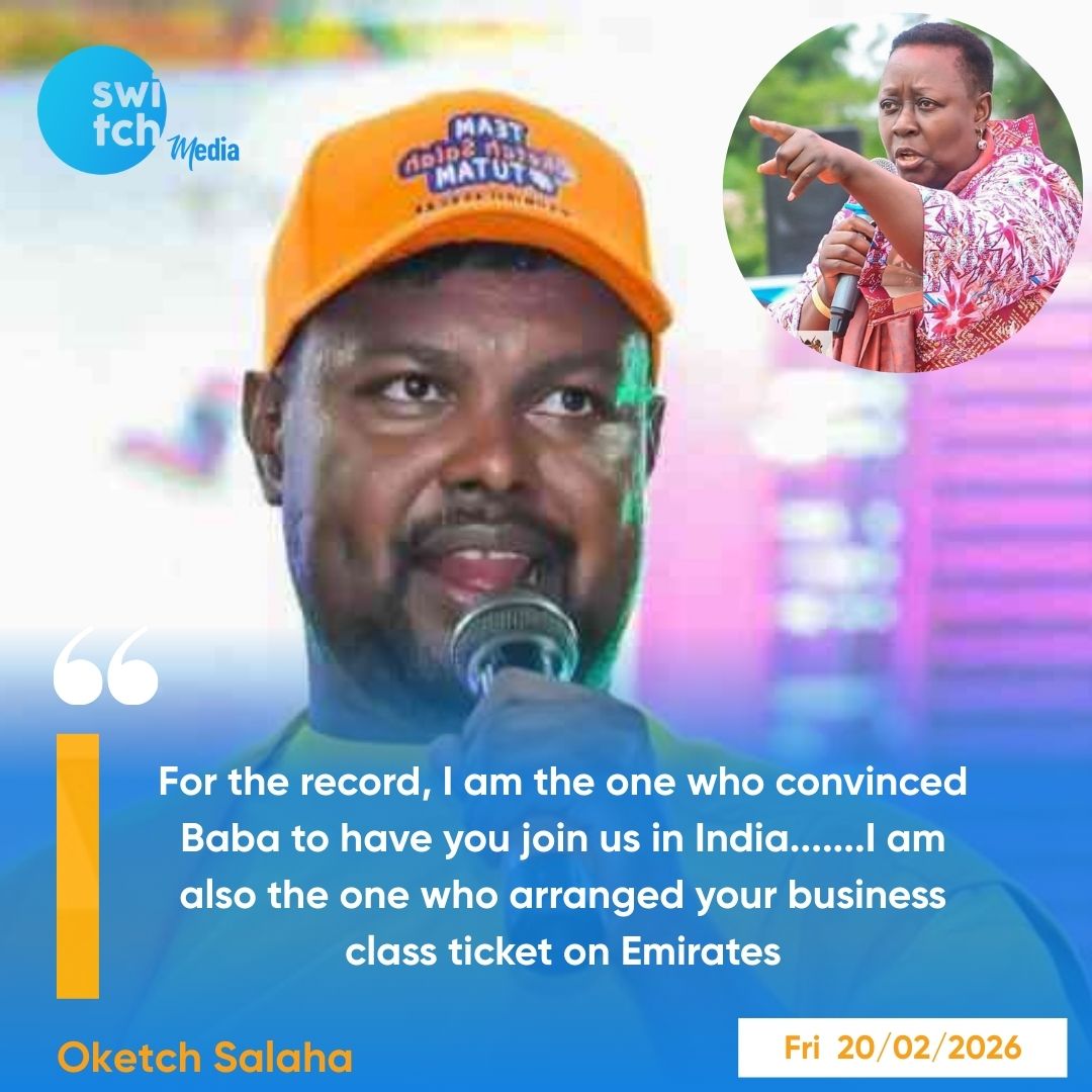switchtvkenya's tweet image. Oketch Salah and Ruth Odinga are trading sharp words over claims about his relationship with Raila Odinga. 

Full story 👇 news.switchtv.ke/2026/02/oketch… 

#OketchSalah #RuthOdinga #RailaOdinga #OdingaFamily
