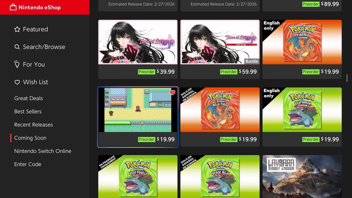 FireShadow64's tweet image. NAH SOMEBODY OVER AT GAME FREAK'S GONNA GET FIRED CUZ WDYM THEY GOT POKEMON FIRERED AND LEAFGREEN ON THE NINTENDO E-SHOP?!

IM FUCKING CRYINGGGGGGGG DAWG WTFFF??!!?!?